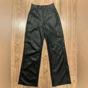 Hollister Social Tourist Faux Leather Pants NWOT